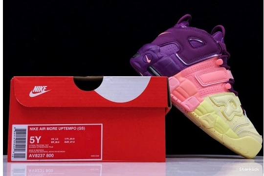 WMNS STYLE PINK MORE UPTEMPO PURPLE-NIGHT CITRON GRAPE AIR BRIGHT AV8237-800 NIKE 0907